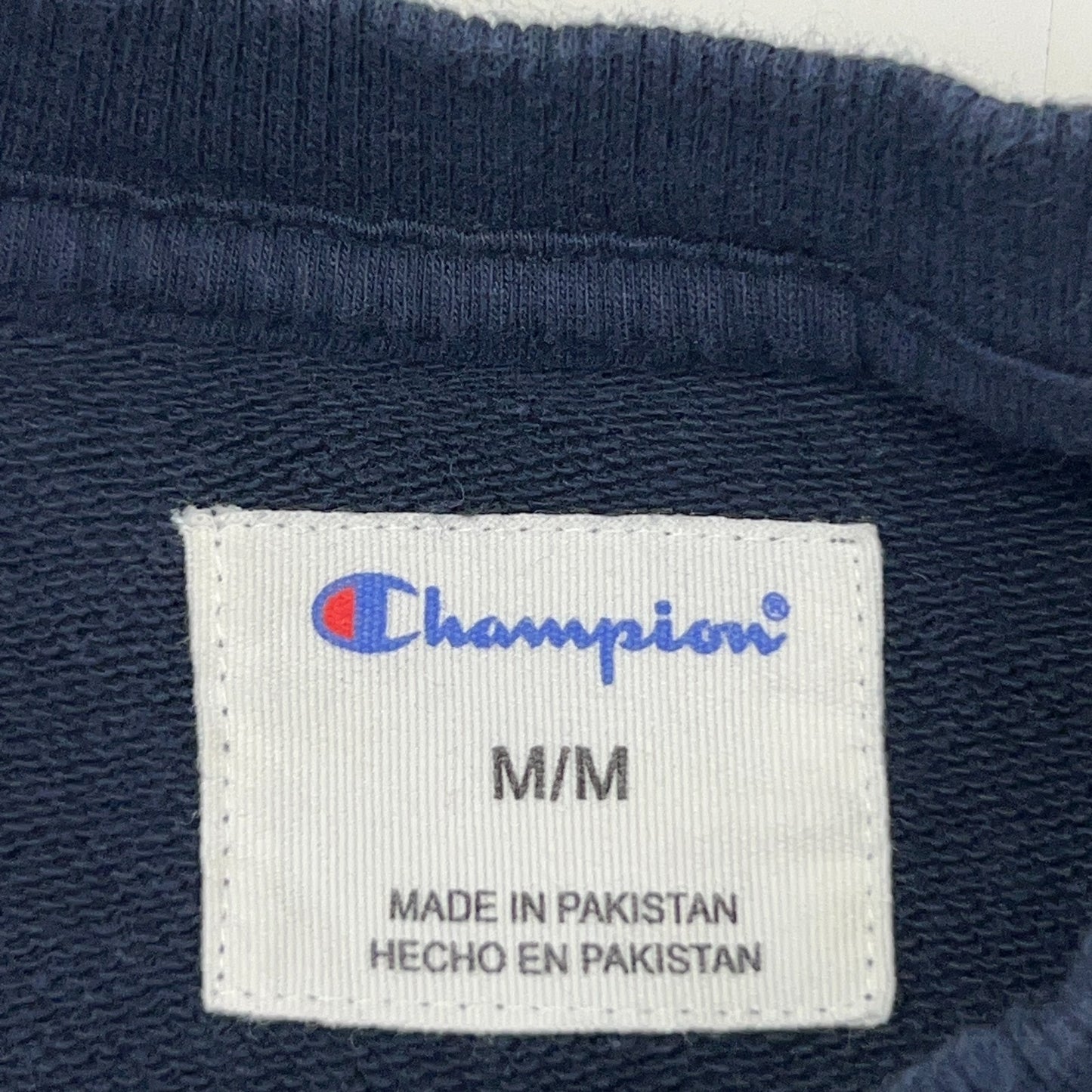 Champion Crewneck Sweatshirt M Medium Navy Blue Pullover Cotton Blend Streetwear