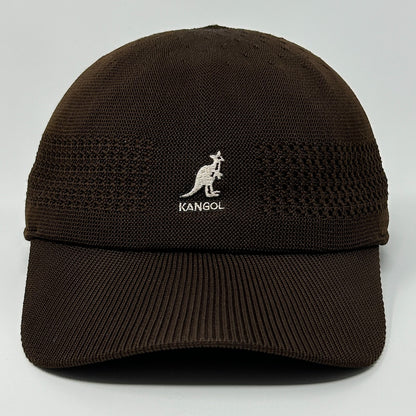 Kangol Tropic Ventair Spacecap Hat Baseball Cap Brown Flex Fitted Mens M Medium