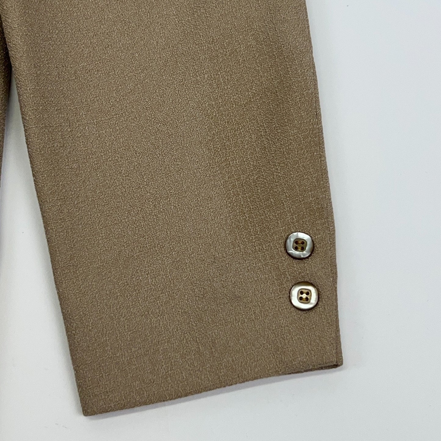 Vintage 70s Sport Coat Jacket Beige Wakes British Club Tennis Pockets Mens 36