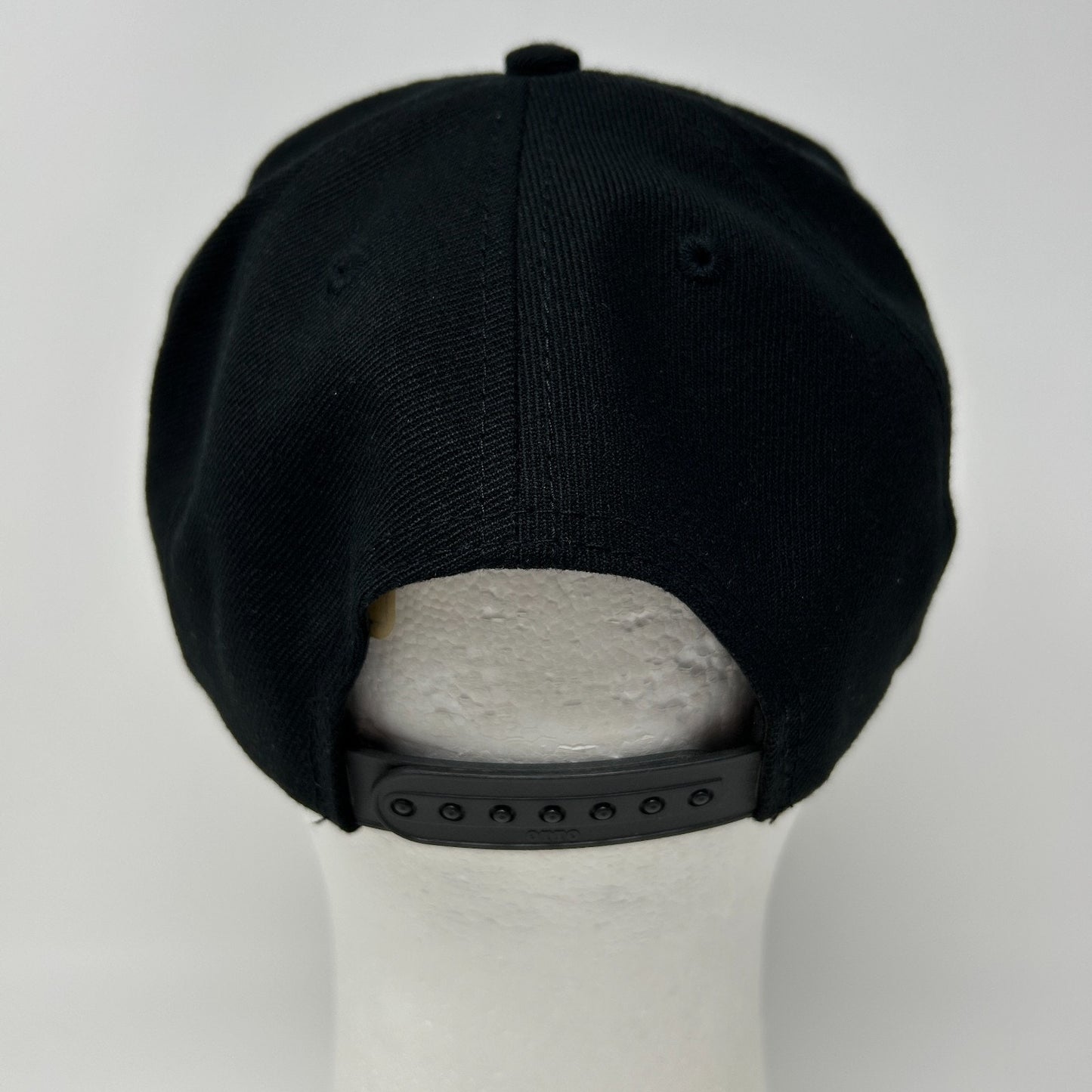 Vintage Whittier Police Hat Cap Black 90s California Policeman Officer Snapback