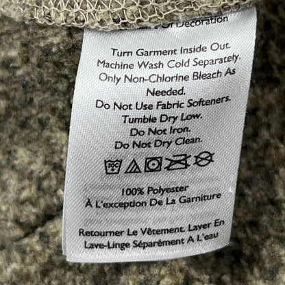 Eddie Bauer Quarter 1/4 Zip XL X‑Large Beige Brown Speckled Polyester Sweater