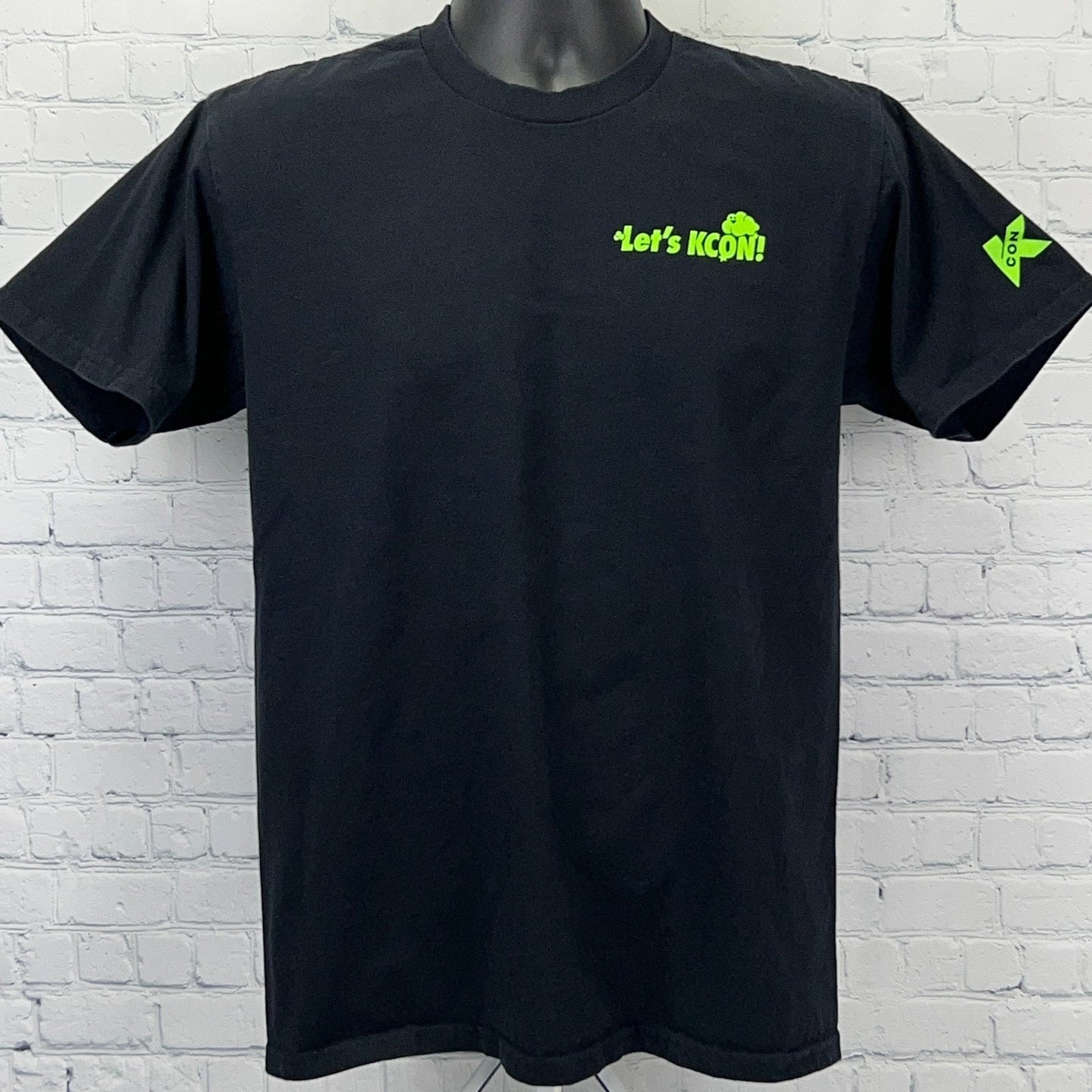 Stray Kids KCON T Shirt M Medium Black Korean K-Pop Boy Band Short Sleeve Tee