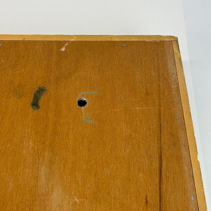 100 Cassette Tape Wall Rack Napa Valley Box Company Storage Holder Wood Vintage