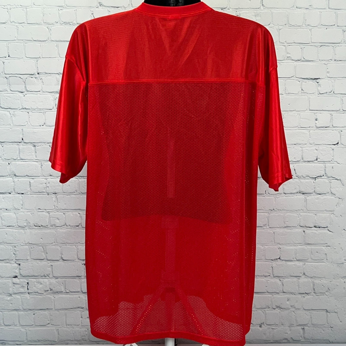 Captain Morgan Rum Football Jersey XL X-Large Red 00 Promo Advertising Sport-Tek - Neon Vintage