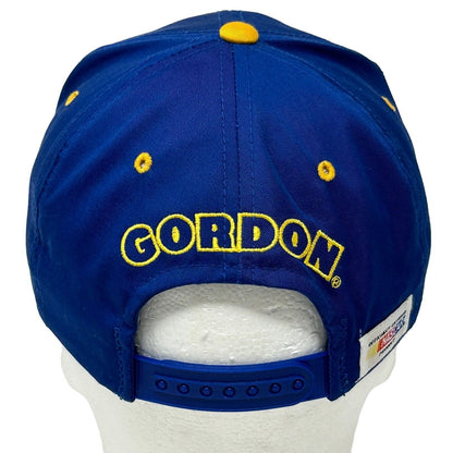 Jeff Gordon NASCAR Vintage Baseball Hat Cap 90s Auto Racing Motorsports Blue