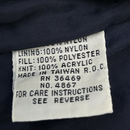 Vintage 80s Snow Weather Puffer Ski Jacket Skier Skiing Beige Womens 20 1/2