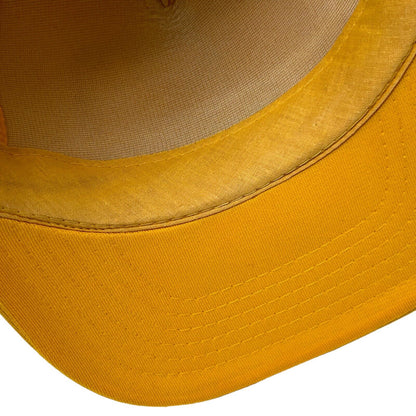 Desert Equipment Co Vintage 90s Trucker Hat Yellow Bulldozer Mesh Baseball Cap