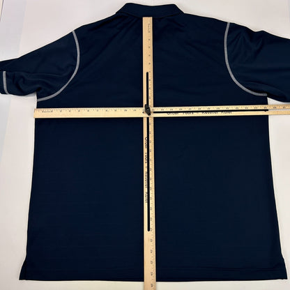 UFC Polo Shirt MMA Mixed Martial Arts Golf Short Sleeve Antigua Blue XL X-Large