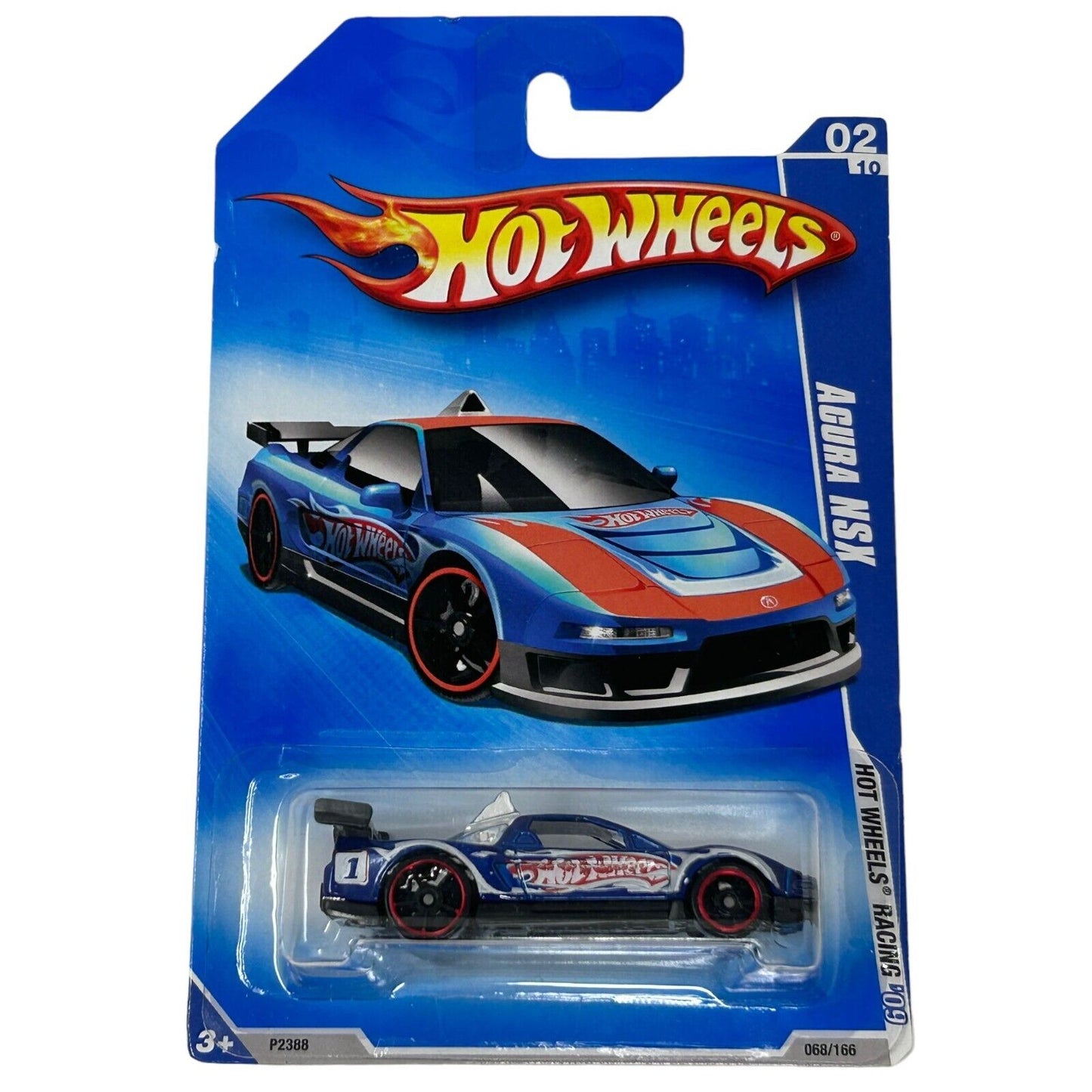 Acura NSX Hot Wheels Collectible Diecast Car Blue 2009 Hot Wheels Racing New