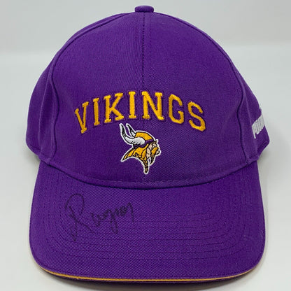 Minnesota Vikings Strapback Hat NFL Football Ragnar Signed Puma Baseball Cap