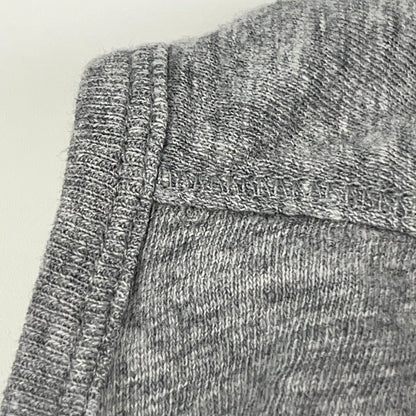 Vince Henley T Shirt Long Sleeve Cotton Heathered Gray Mens XL X-Large