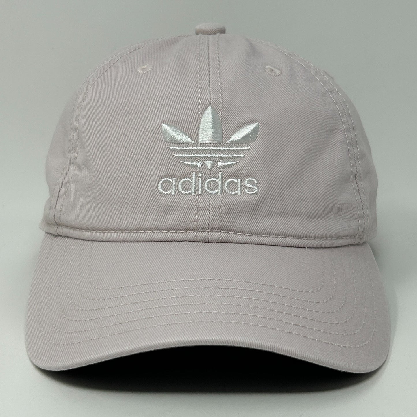 Adidas Trefoil Hat Baseball Cap Pink Logo Strapback 6 Panel