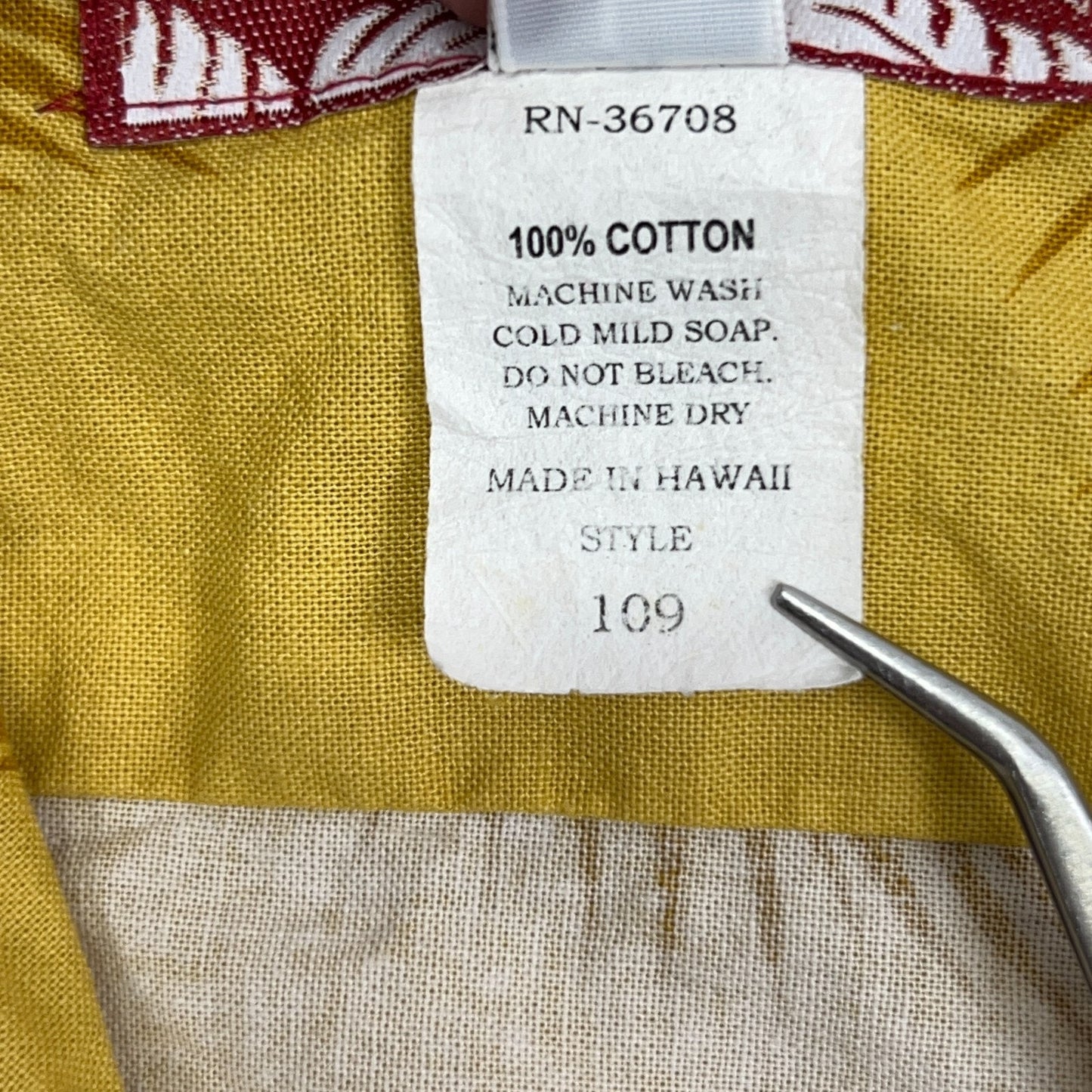 Vintage 90s Martini Cosmo Cocktails Hawaiian Button Front Shirt Yellow L Large