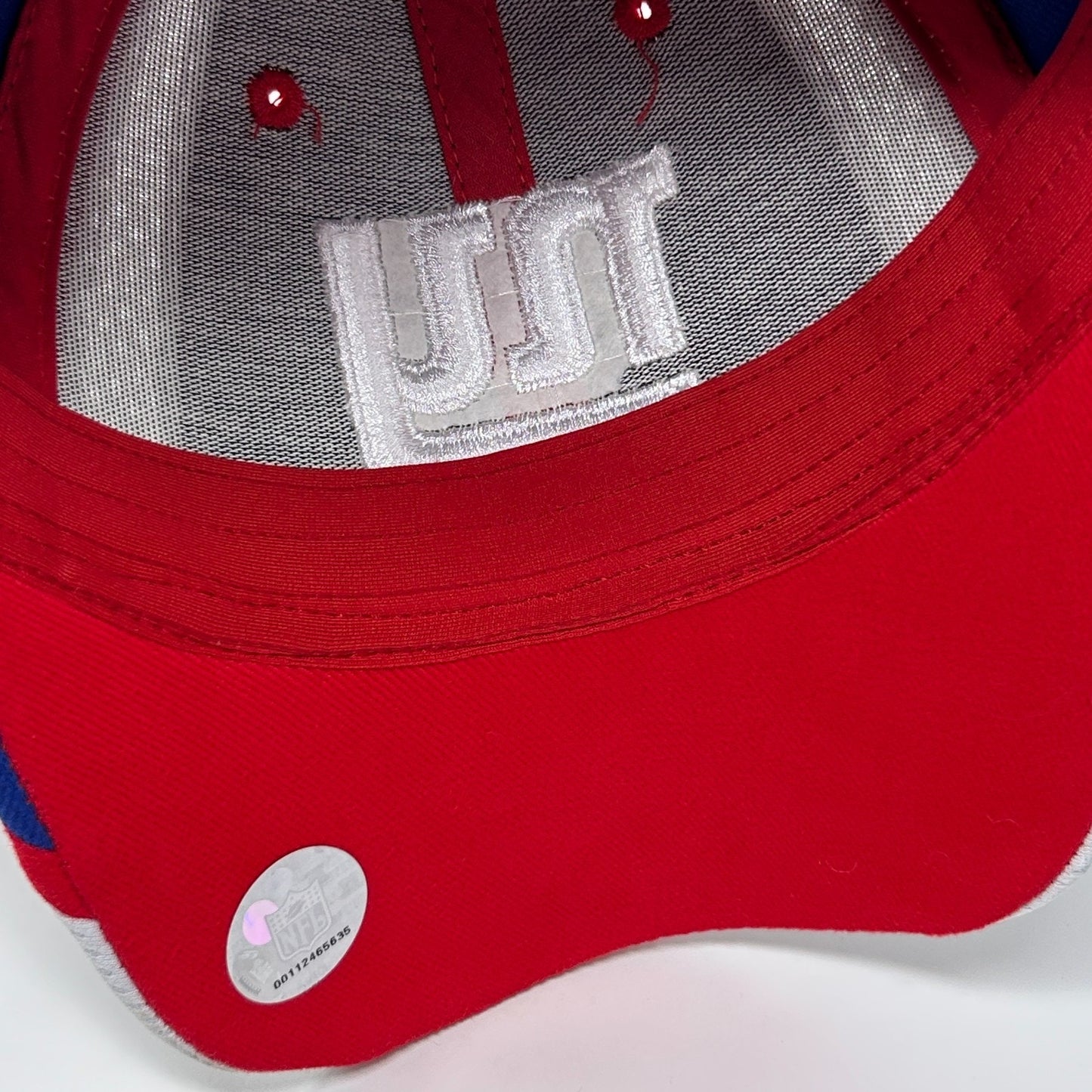 New York NY Giants Hat Baseball Cap NFL Football Reebok Blue Flex Fitted OSFA