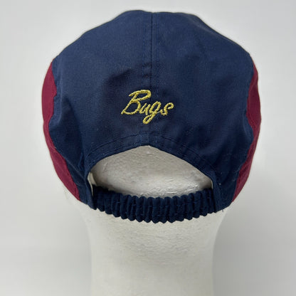 Vintage 90s Bad Hare Day Bugs Bunny Camp Hat Baseball Cap 5 Panel Strapback Blue - Neon Vintage