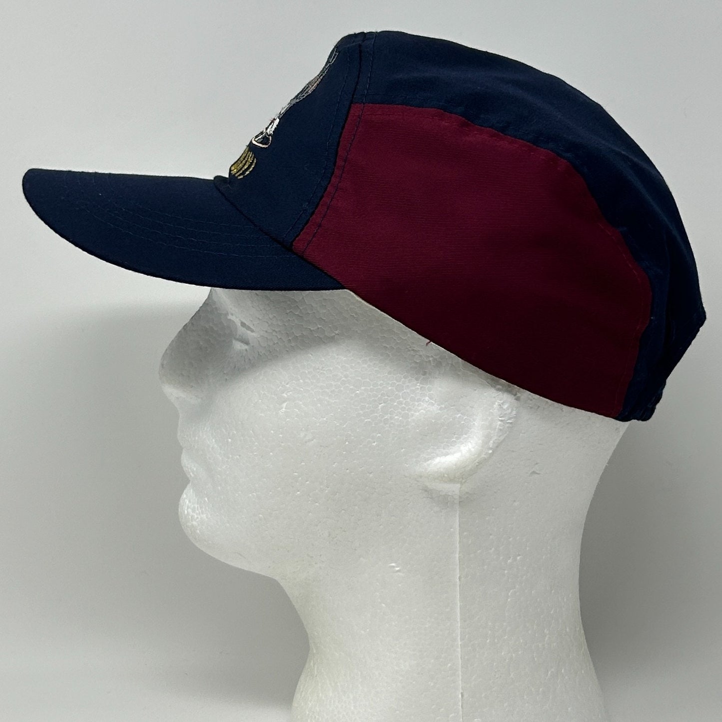 Vintage 90s Bad Hare Day Bugs Bunny Camp Hat Baseball Cap 5 Panel Strapback Blue - Neon Vintage