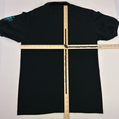 Vintage 90s IATSE Local 363 Nevada Polo Shirt Stagehand Union USA Black M Medium