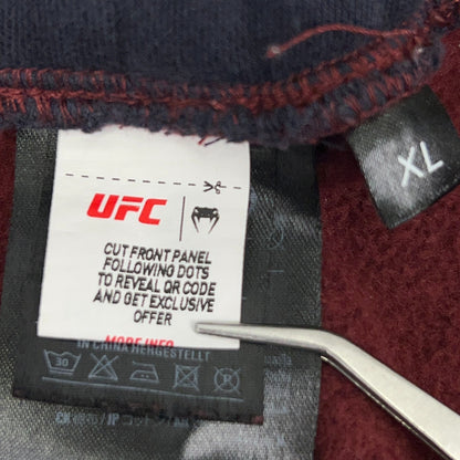 UFC Venum Sweatpants Joggers MMA Drawstring Pockets Red Navy Blue XL X-Large