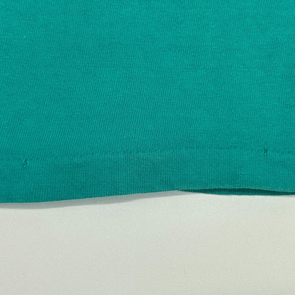 Vintage Florida Beach T Shirt Mens OSFM XXL 2XL Green 90s Seashells Pocket USA