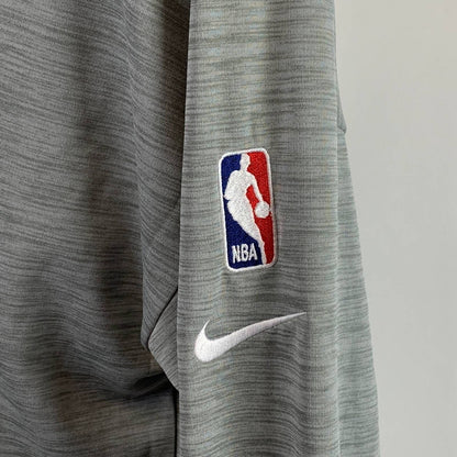 耐克夏洛特黄蜂队女式 LS T 恤篮球 NBA 灰色 Dri Fit 中号全新