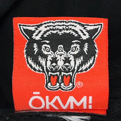 Okami Brand Wolves By Design Hoodie Mens M Medium Black Double Wolf Graphic