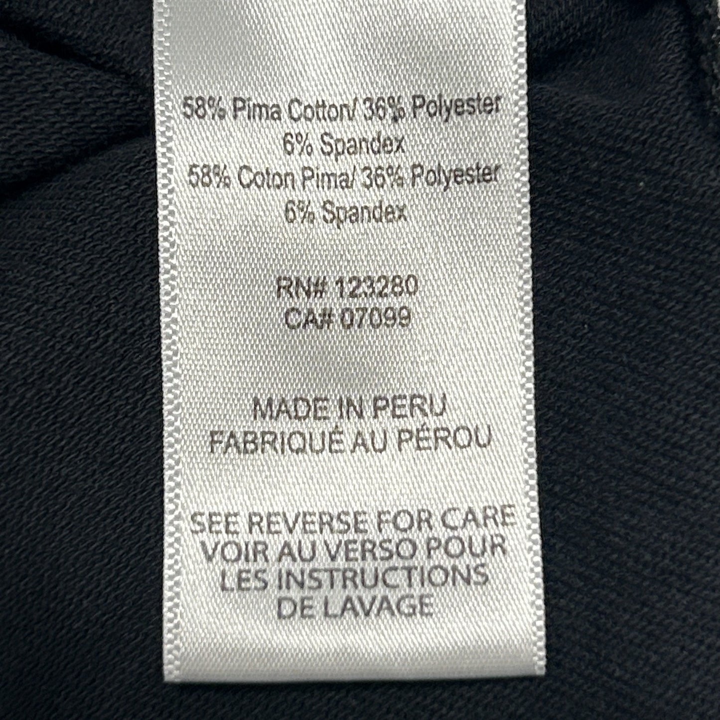 Travis Mathew Coastal Chest Stripe Polo Shirt Black Golf Golfer Mens L Large