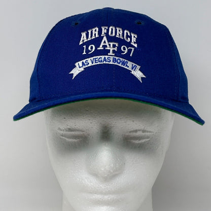 Blue Legacy Air Force hat featuring embroidered Las Vegas Bowl VI logo and year 1997 on the front