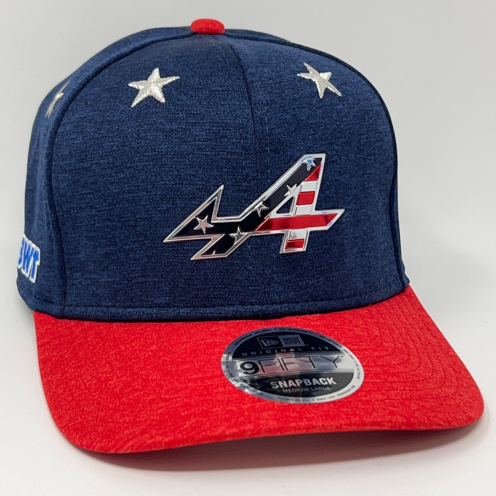 New Era Alpine F1 Team Snapback Cap in navy and red with embroidered logo and star details