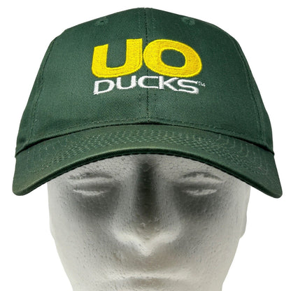 University of Oregon Ducks Baseball Hat Cap UO NCAA College Green Otto Strapback