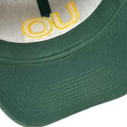 University of Oregon Ducks Baseball Hat Cap UO NCAA College Green Otto Strapback