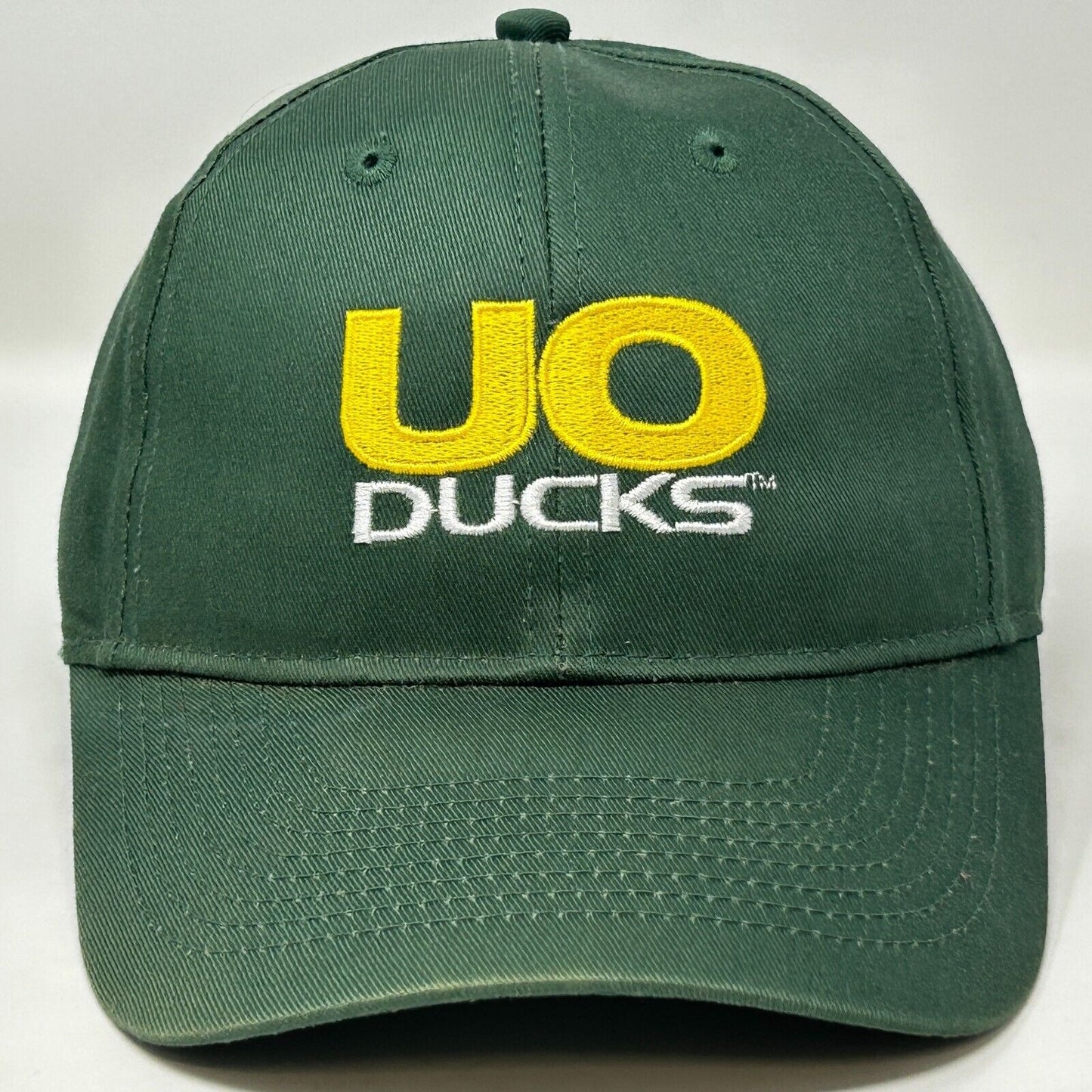 University of Oregon Ducks Baseball Hat Cap UO NCAA College Green Otto Strapback