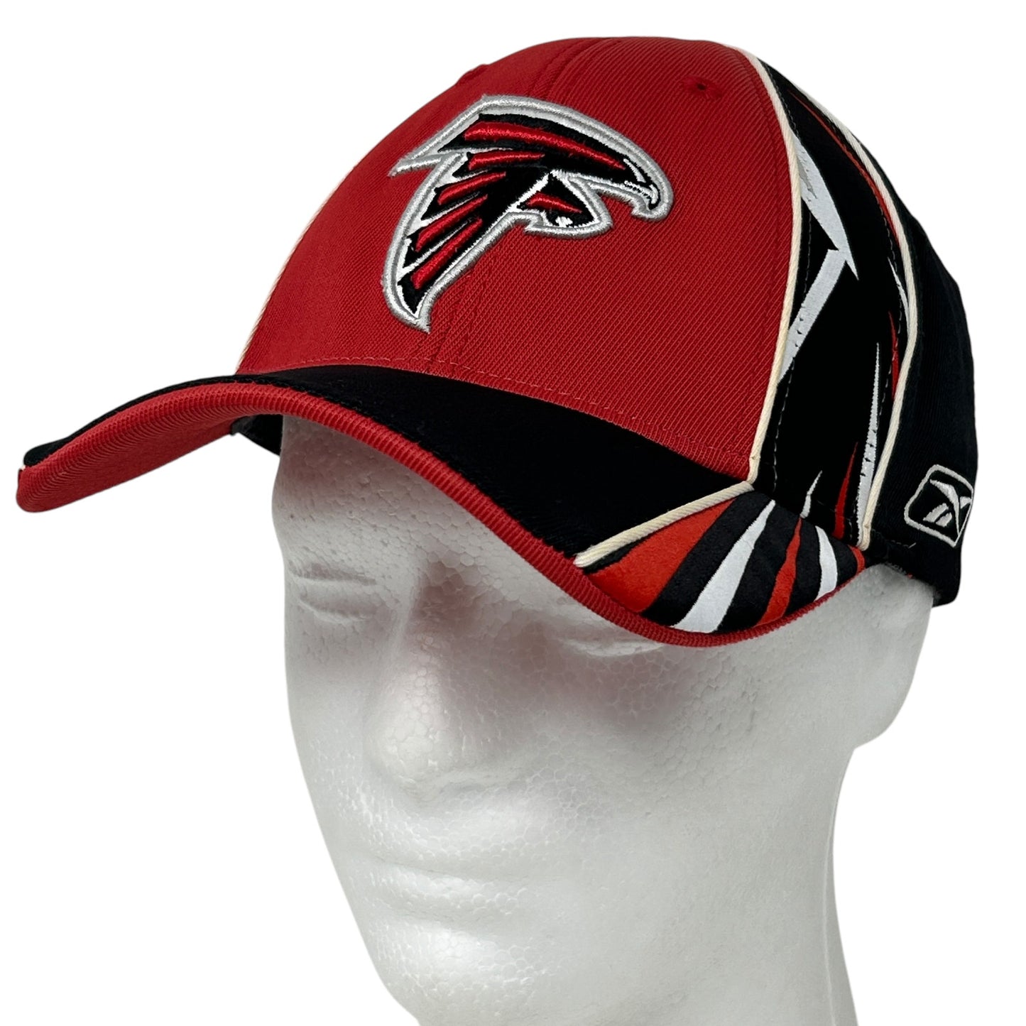 Reebok Atlanta Falcons Red Cap with Logo Embroidery, Adjustable Size, Side View