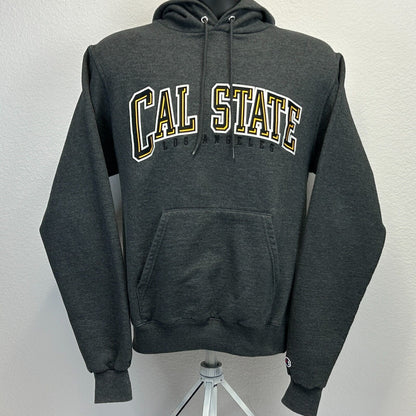 Cal State University Los Angeles Hoodie Mens Small California NCAA Champion Gray