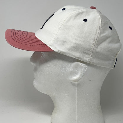 Vintage 90s New York NY Yankees Hat Baseball Cap MLB Snapback White 6 Panel