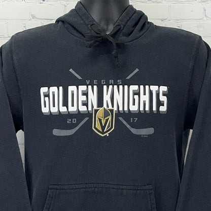Las Vegas Golden Knights 2017 Hoodie Sweatshirt NHL Black M Medium Pullover