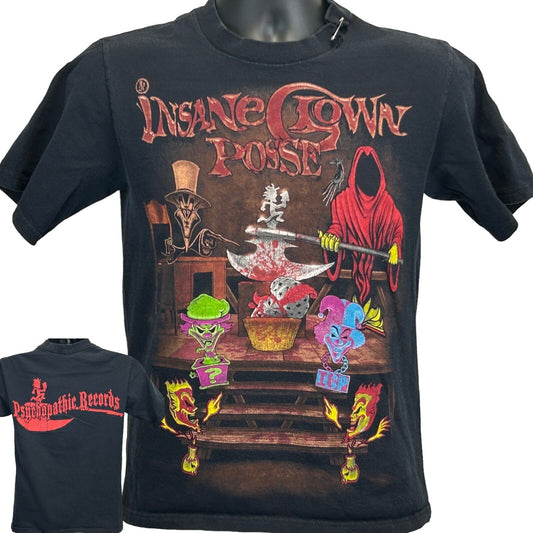 Insane Clown Posse T Shirt Small ICP Psychopathic Records Juggalo Tee Mens Black