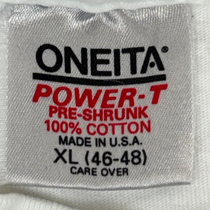 Vintage Prathers Tavern Cardiff Wales T Shirt Mens L Large White 90s Welsh USA