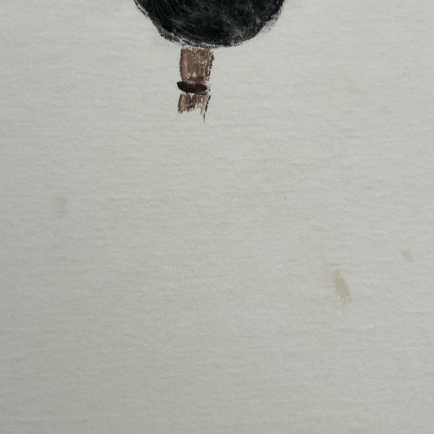 Vintage 80s Distressed Giant Panda Bear T Shirt Hand Painted White Tee S Small