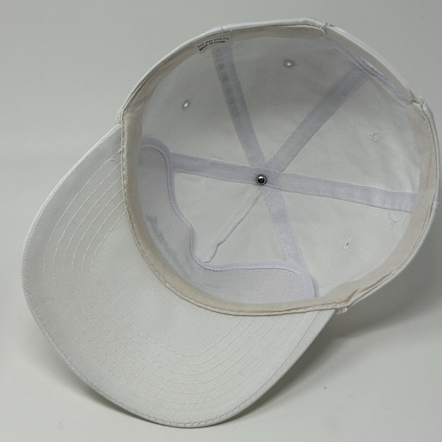 Vintage 90s Greens Supper Club Green Valley Hat Baseball Cap Golf Snapback White