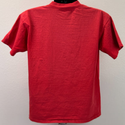 Vintage 90s Lows Expo T Shirt Llama Alpaca Made In USA Red Tee Mens L Large