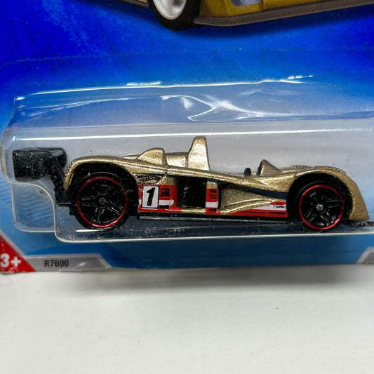 Cadillac LMP Hot Wheels Collectible Diecast Car Gold 2010 Toy Vehicle New