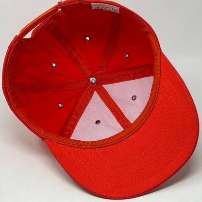 Big A Auto Parts Vintage Trucker Baseball Hat Cap 80s Snapback Orange Six Panel