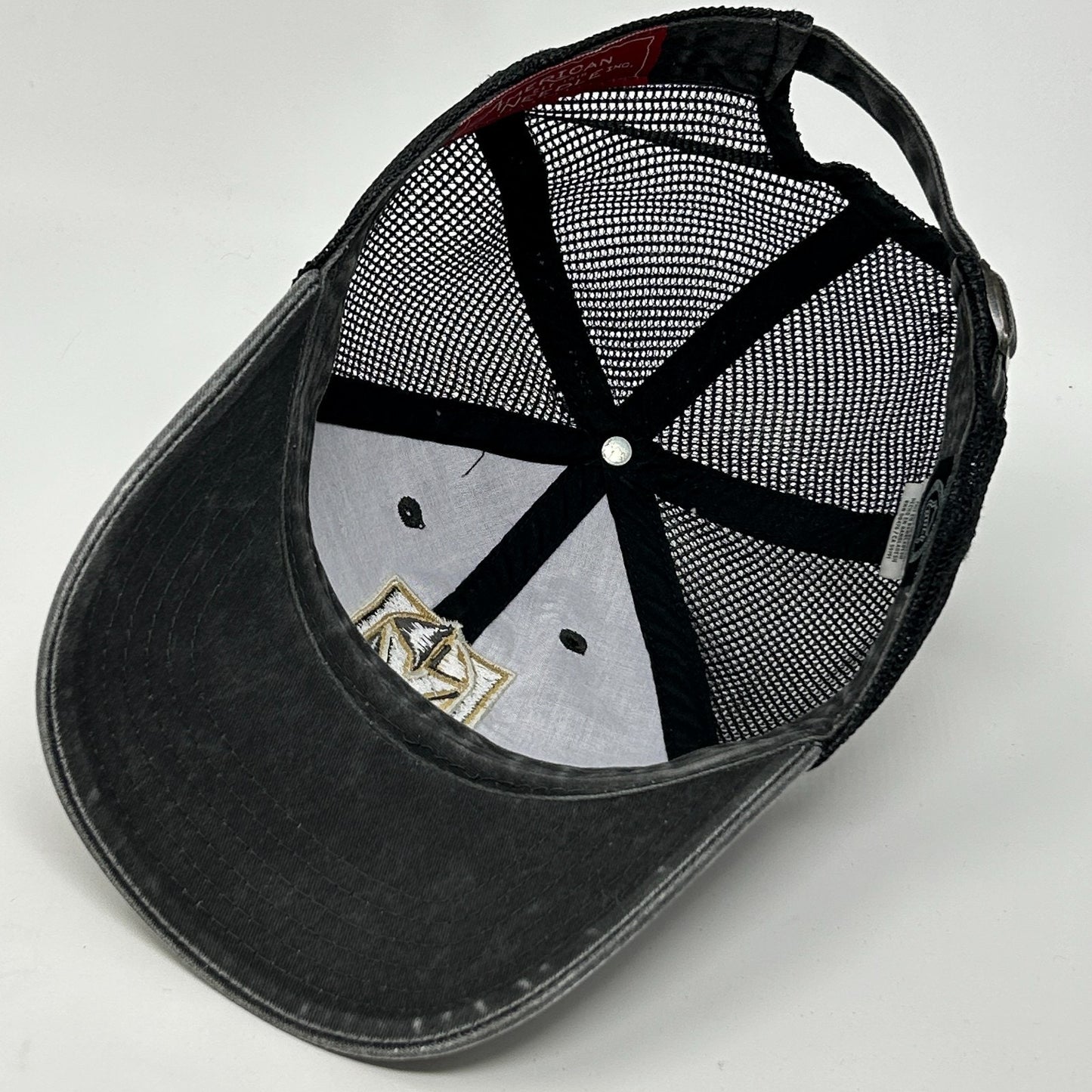 Las Vegas Golden Knights Trucker Hat Baseball Cap American Needle Strapback Gray
