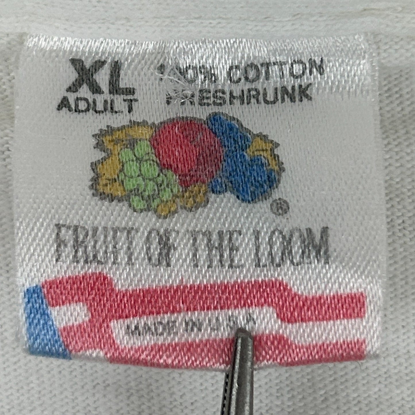 Vintage 90s Dalmatian Dog Crop Top T Shirt Made In USA White Tee XL X-Large