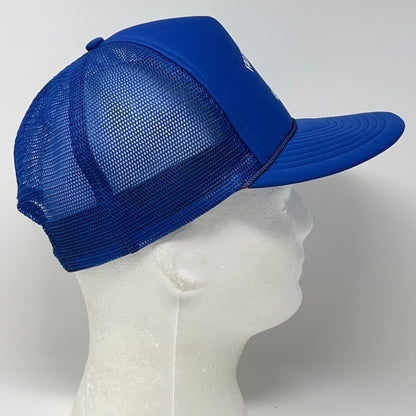 Vintage 80s Falcon Cable TV Trucker Hat Baseball Cap Missouri Mesh Snapback Blue
