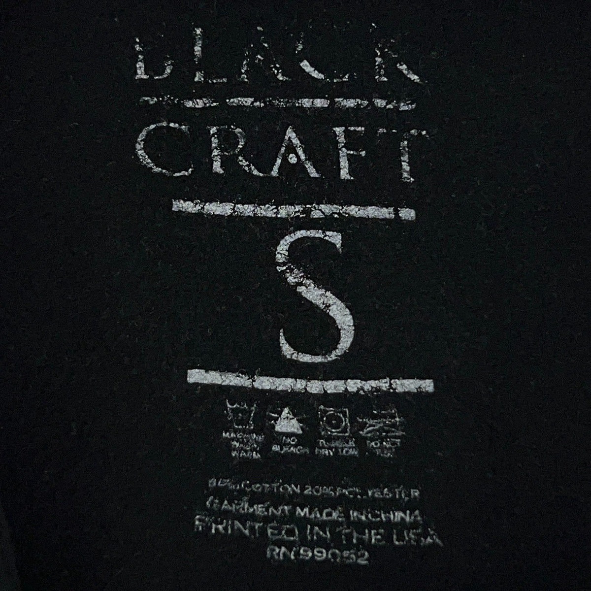 Blackcraft Cult As Above So Below Moth Moon Black Zip Up Hoodie Unisex S Small