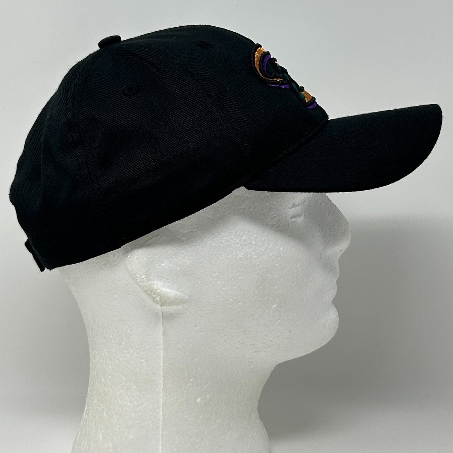 Vintage Y2Ks Arizona Diamondbacks Hat Baseball Cap New Era MLB Strapback Black - Neon Vintage