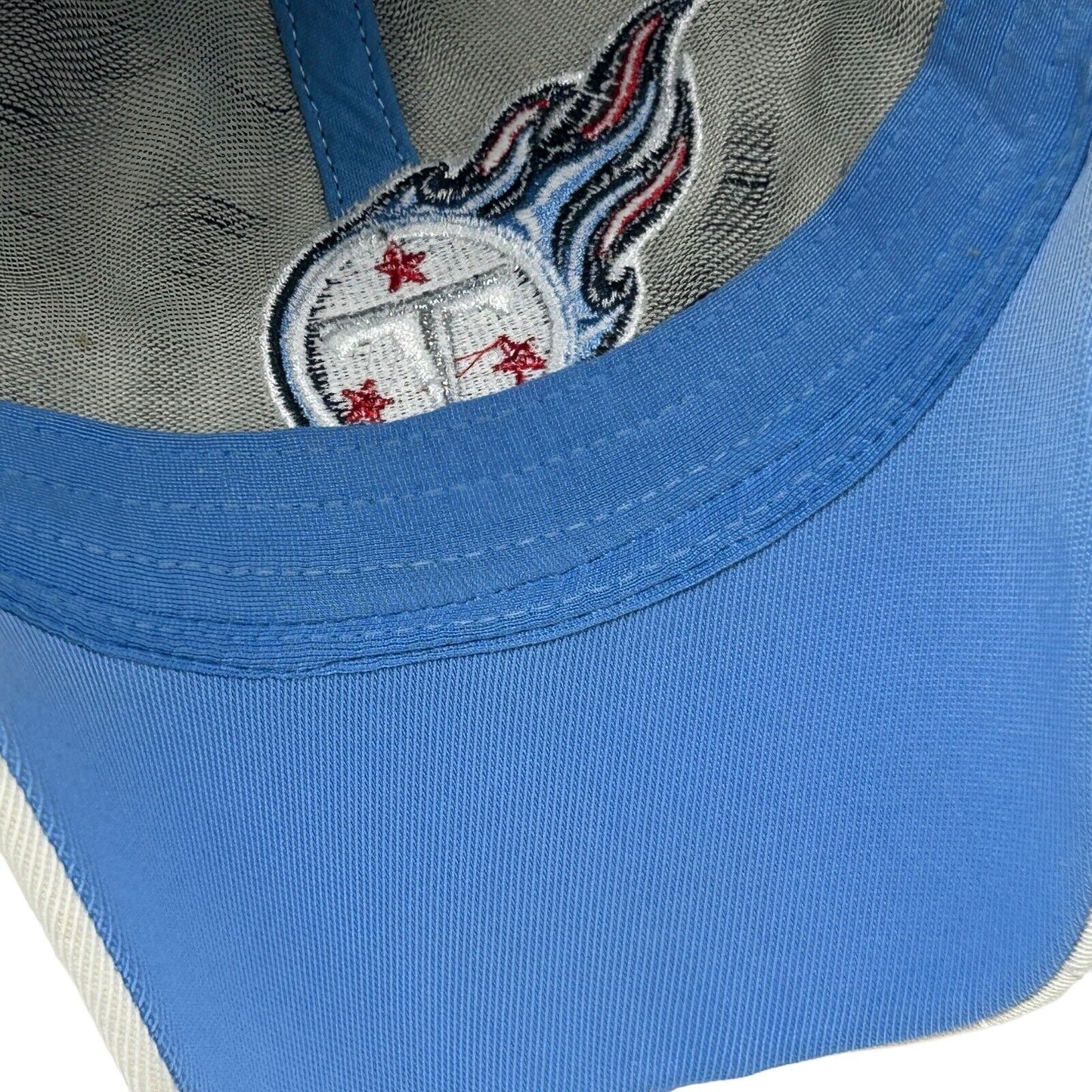 Gorra de béisbol de los Tennessee Titans, ajustada, flexible, talla M/L, azul, Reebok, de seis paneles, NFL