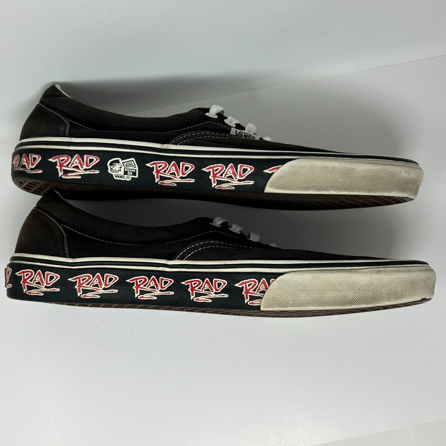 Zapatillas de deporte de caña baja Vans Era Rad BMX Movie para hombre, color negro, con cordones, 12/13