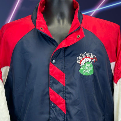 Chaqueta de golf vintage Top of the Hill Gang, talla extragrande, para hombre, de New England Golfer, color azul